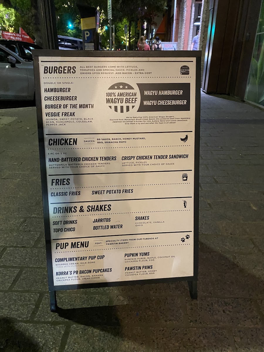 Burger Bar Congress Menu - Image 2